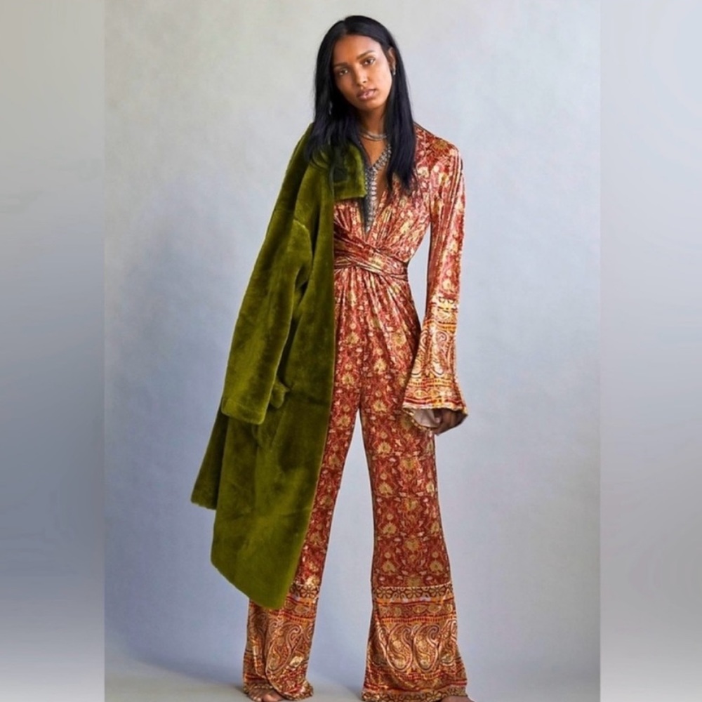 Free people velvet Harper jumpsuit